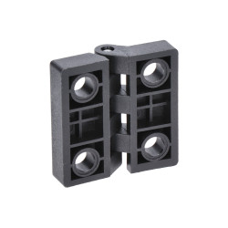 Záves plastový 48x48x30mm, otvor fi. 6.5mm Záves plastový 48x48x30mm, otvor fi. 6.5mm